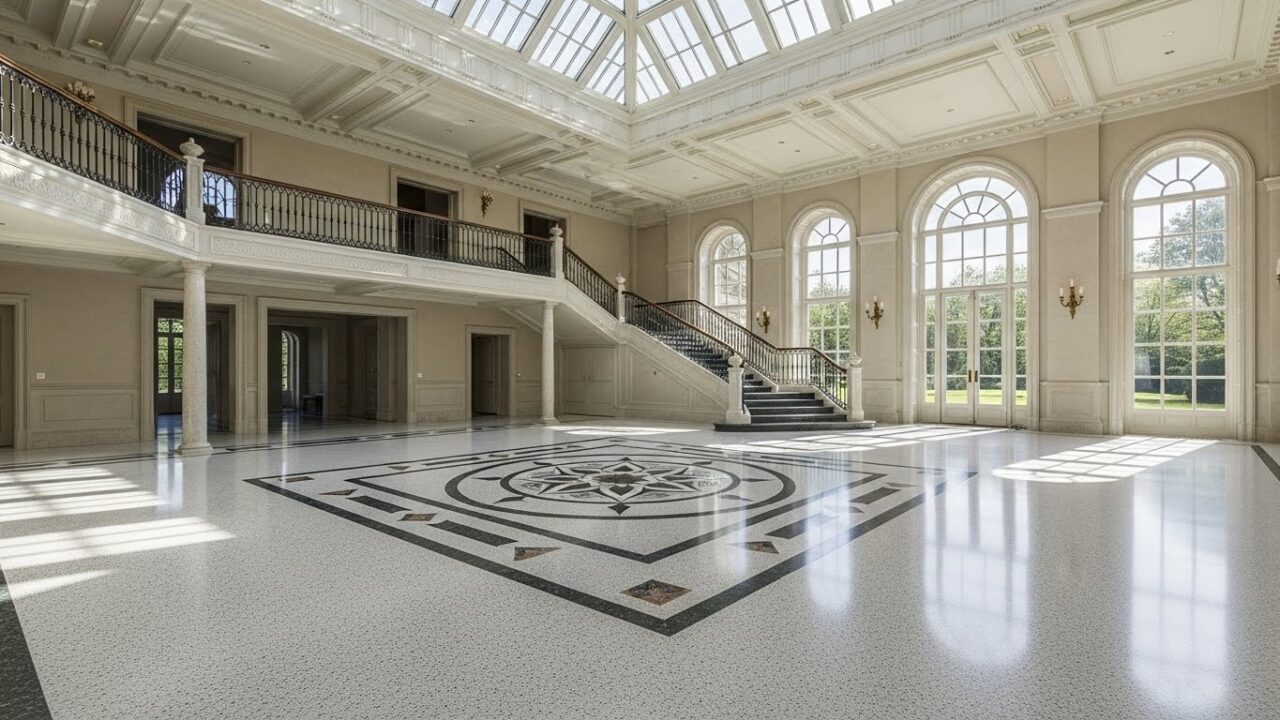 kci series terrazzo flooring